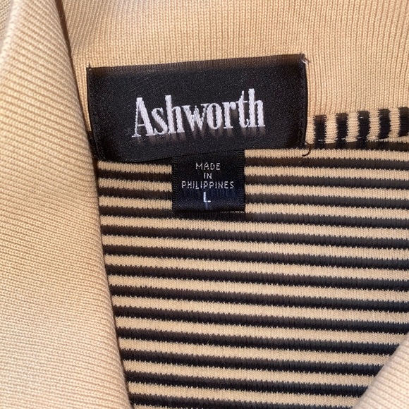 Vintage Ashworth Stripped Polo - Picture 4 of 4